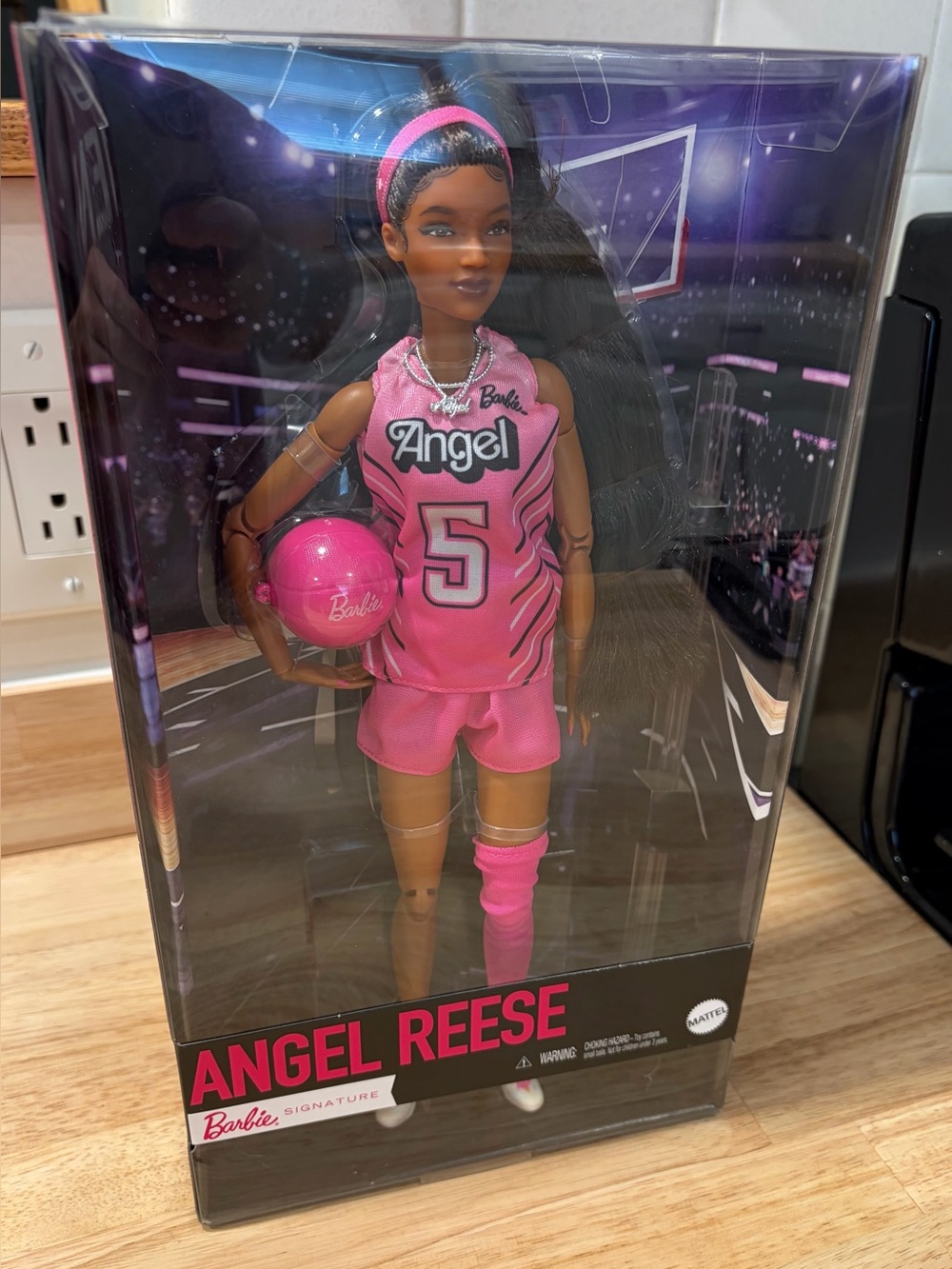 Angel Reese signature Barbie – WNBA collectors item – NIB 2026